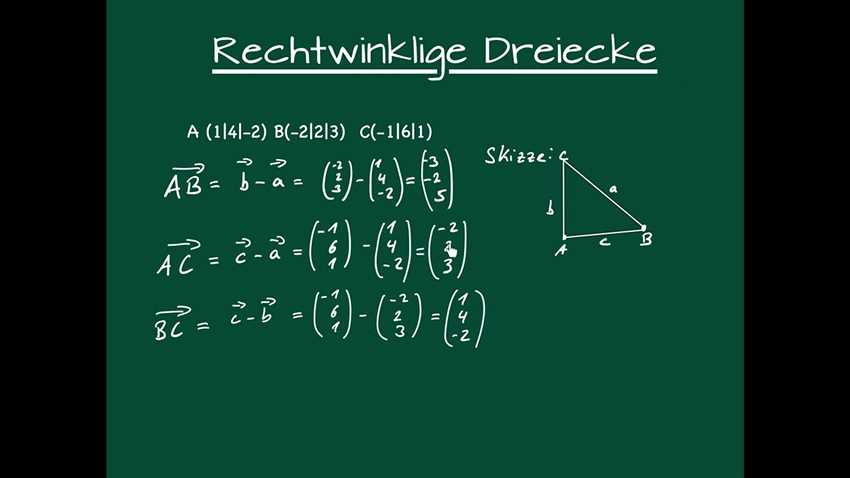 Berechnungsmethoden für das rechtwinklige Dreieck