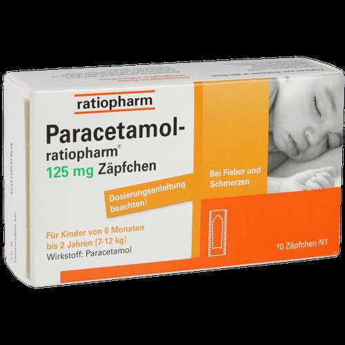 Paracetamol Zäpfchen