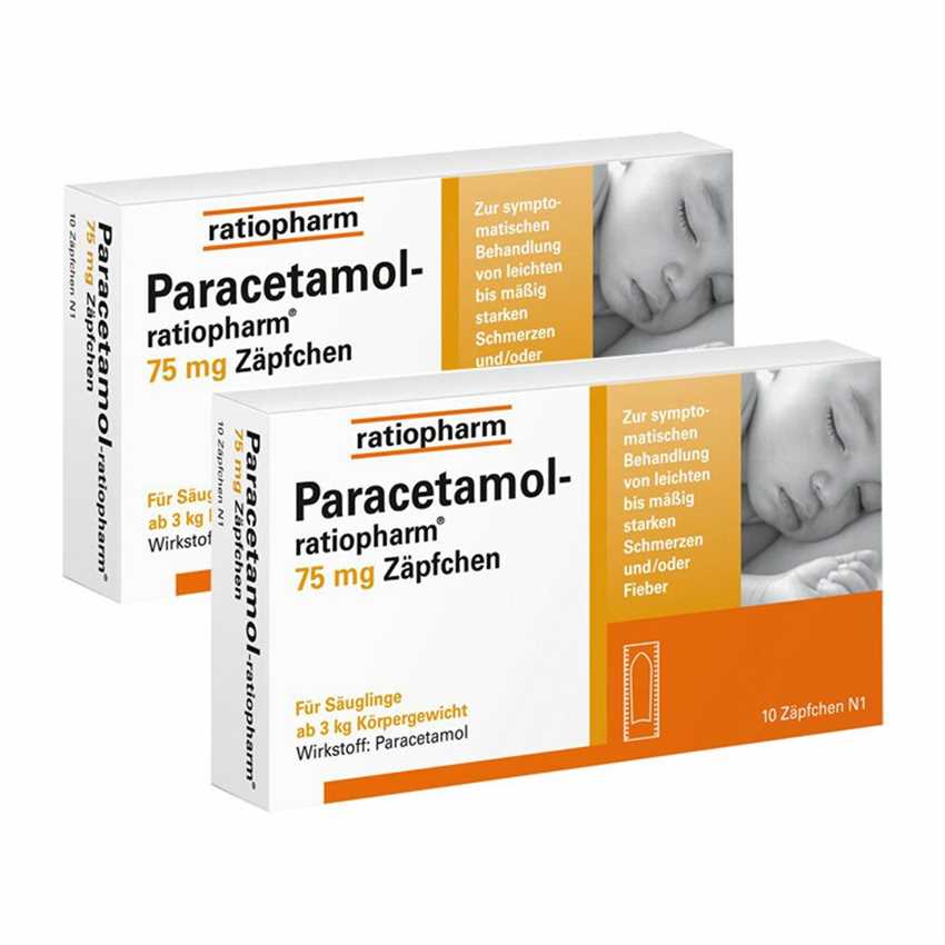 Was sind Paracetamol Zäpfchen?