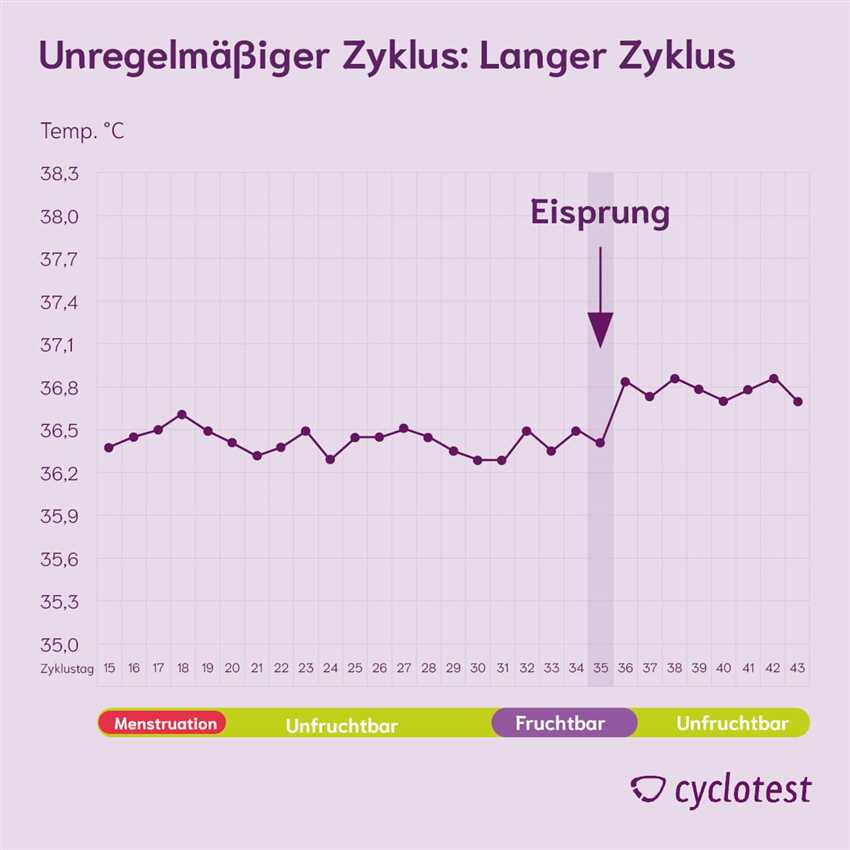 Wie kann die Zyklusdauer beeinflusst werden?