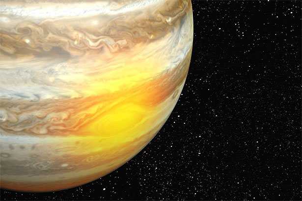 Warum variiert die Temperatur auf dem Jupiter so stark?