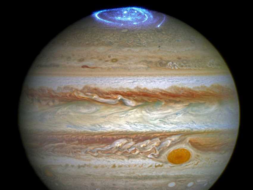 Die Temperaturen auf dem Jupiter