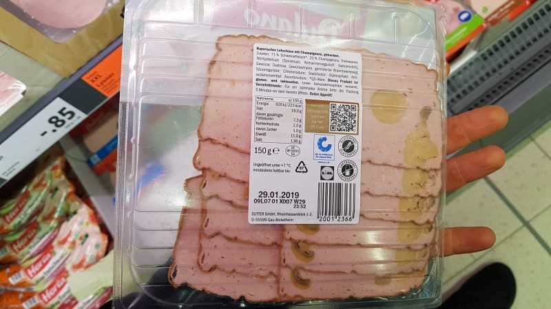 Wie viel Kalorien hat Leberkäse?