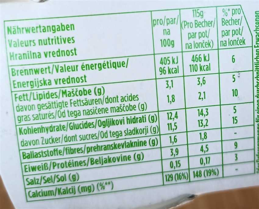 Wie viele Kalorien hat ein Activia Joghurt?