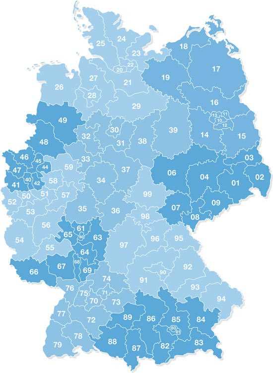 Entstehungsgeschichte der Postleitzahlen